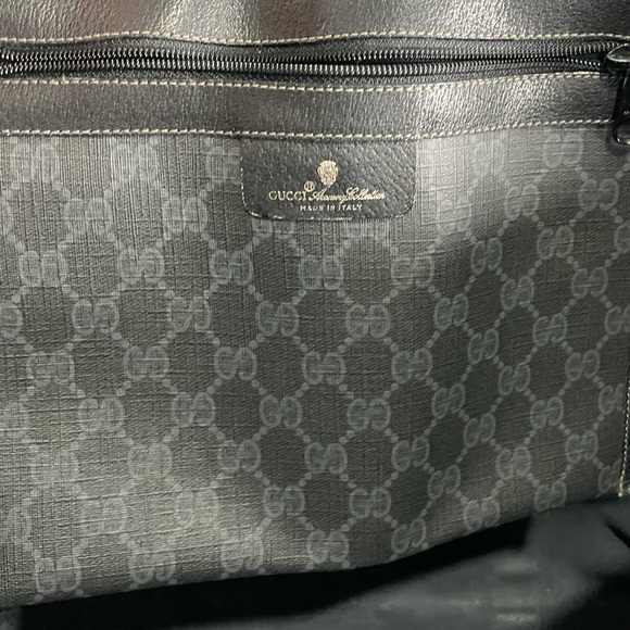 🐃GUCCI ACCESSORY GG SUPREME LARGE WEB CANVAS BAG🐃 - Picture 7 of 9